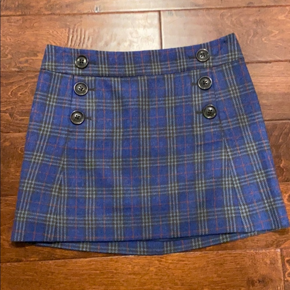 GAP Plaid Mini Skirt